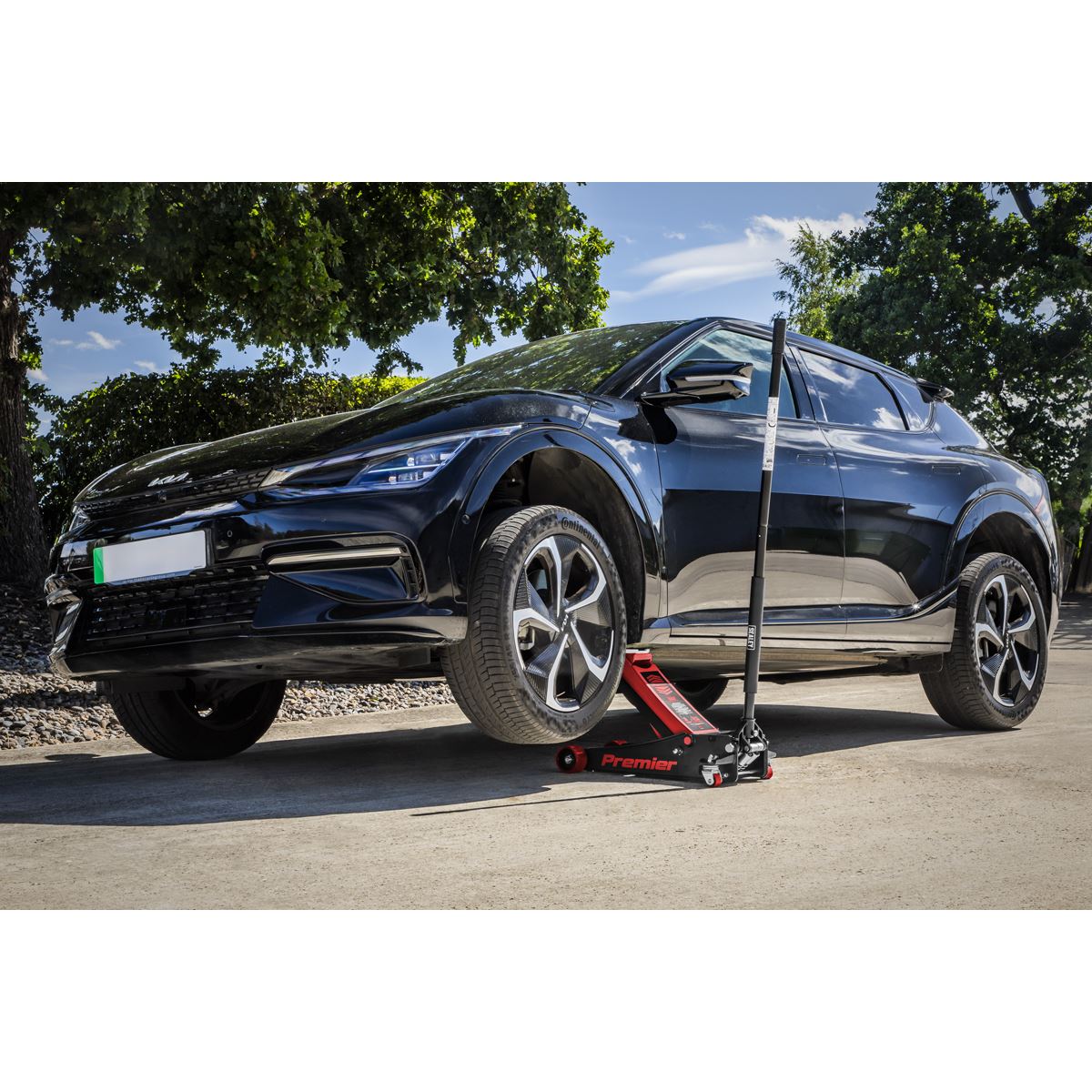Sealey Trolley Jack 4 Tonne Low Profile Rocket Lift Red 4040AR