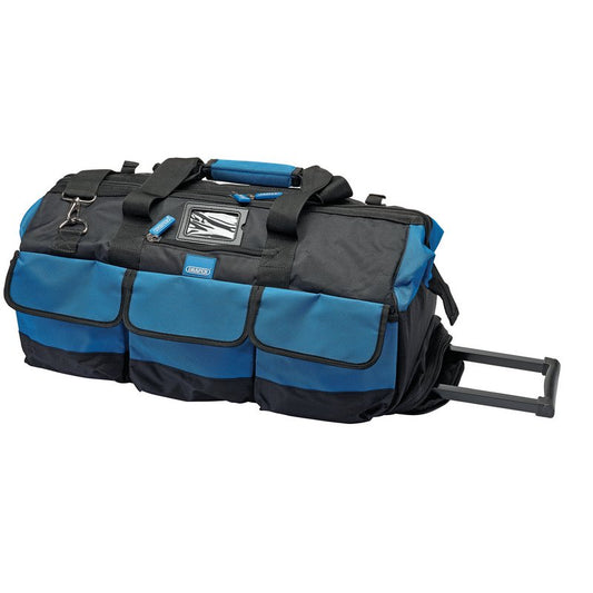 Draper Polyester Tool Bag on Wheels 600mm Size 600 x 300 x 350mm 40754