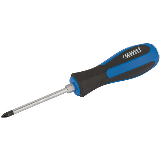 Draper Pound Thru Pozi Drive Screwdriver No.1 With Striking Cap 40784