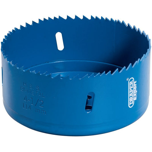 Draper 114mm HSS Bi-metal Holesaw Blade High Speed Variable Pitch 41095