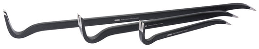 Draper Swan Neck Utility Pry Bar Set 3 Piece 350, 600 and 900mm long 41378