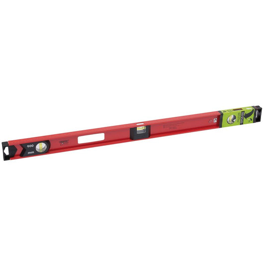 Draper 900mm I-Beam Levels with Side View Vial Powder Coated 41394