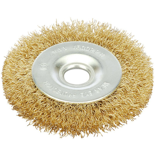 Draper Wire Brush 6 x 75mm Crimped Steel 41435
