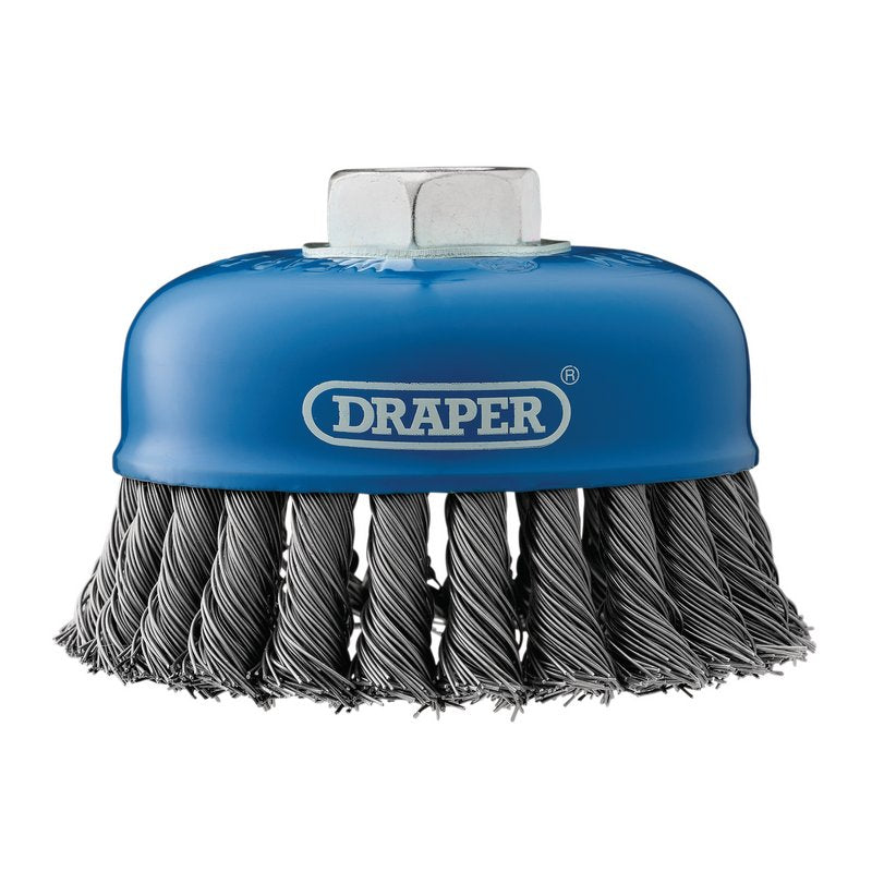 Draper Steel M14 Twist Knot Wire Cup Brush 100mm 41450