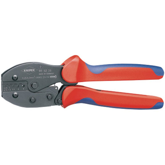Knipex Preciforce Crimping Pliers 0.25 - 6.0mm 220mm Insulated 97 52 38SB