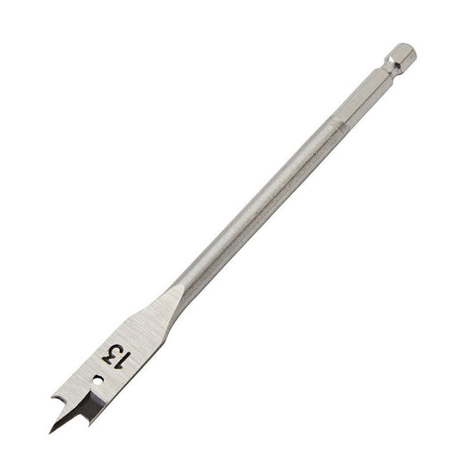Draper Flat Wood Drill Bit 13mm Hex Shank Double Ground Tri Point 41505