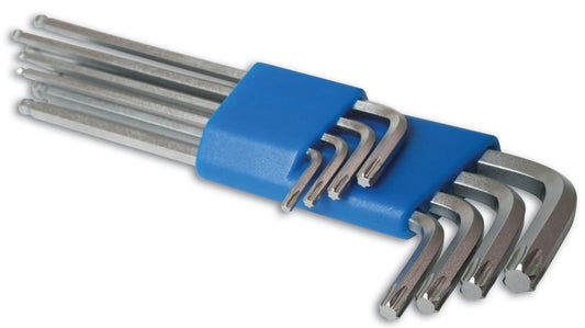 Laser Tools Ball-Ended Hex & Star Key Set 8pc 4180