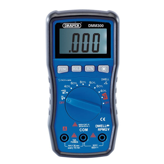 Draper Automotive Digital Multimeter Voltage Current Resistance Diode etc41821