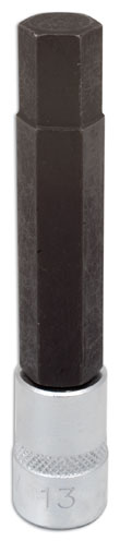 Laser Tools Long Series Hex Bit 3/8"D 13mm For fuel filter housing bolts 4277