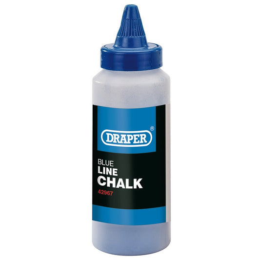 Draper Plastic Bottle of Blue Chalk for Chalk Line 115g With Funnel 42967
