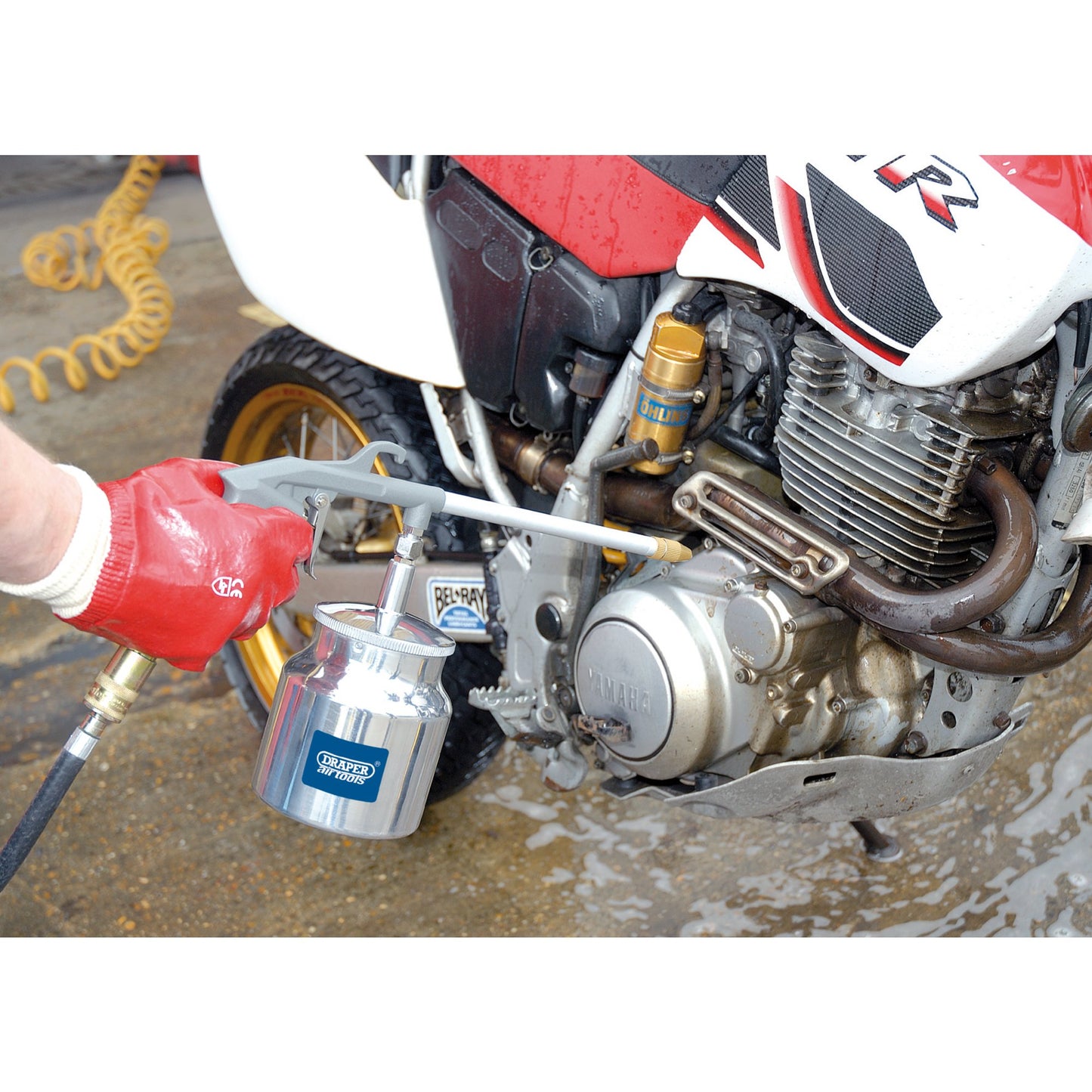 Draper Air Paraffin Washing Gun 750ml For Oil And Rust Proofing Liquids 43135