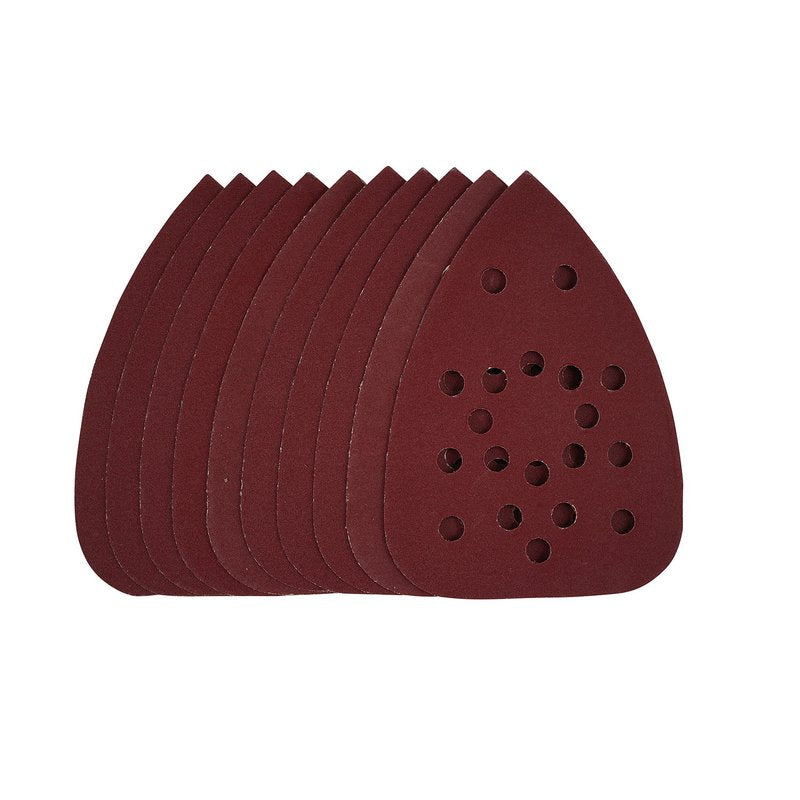 Draper Detail Sanding Sheets Hook and Loop 140mm 240 Grit SSD3 10 Pack 43387