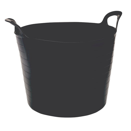 Draper Multi Purpose Flexible Bucket 42L Black home garden construction 43475