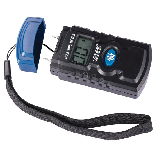 Draper Moisture Meter For Wood Plaster And Concrete etc LCD Display 43618