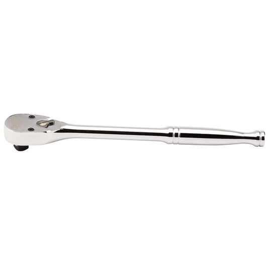 Draper 3/8"D 60 Tooth Sealed Head Reversible Ratchet Polished Finish 43722