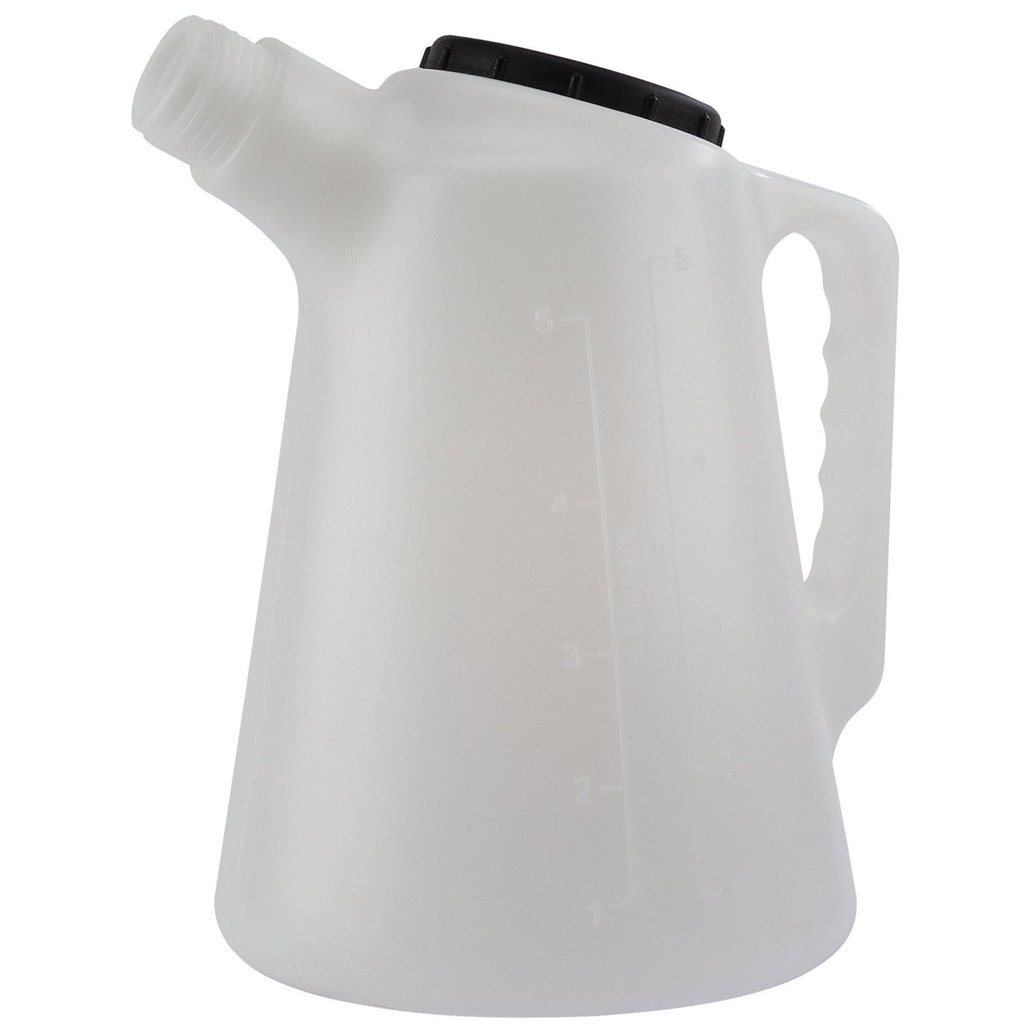 Draper Oil Fluid Measuring Jug 5L Polyethylene For Diesel Petrol etc 43965