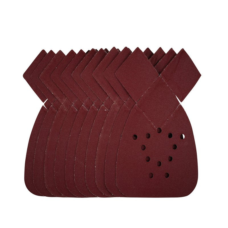 Draper Detail Sanding Sheets Hook and Loop 140mm 240 Grit SSD4 10 Pack 44078