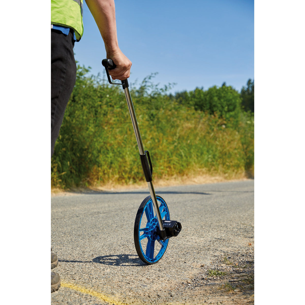 Draper Measuring Wheel Handle 600 - 950mm Illuminated Readout 44238