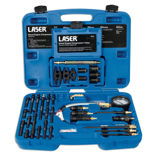 Laser Tools Diesel Engine Compression Master Test Kit 4510