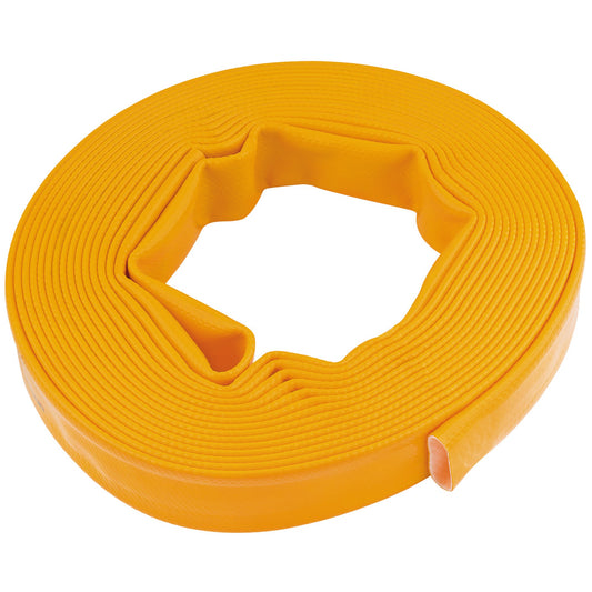 Draper Layflat Water Pump Hose 10m x 25mm Reinforced High Pressure 45343