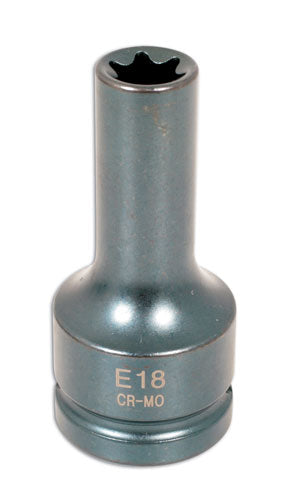 Laser Tools Impact Star Socket 3/4"D E18 4560