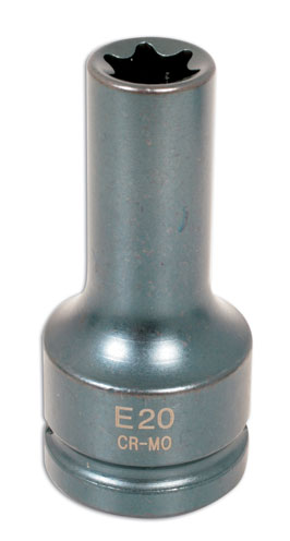 Laser Tools Impact Star Socket 3/4"D E20 4561