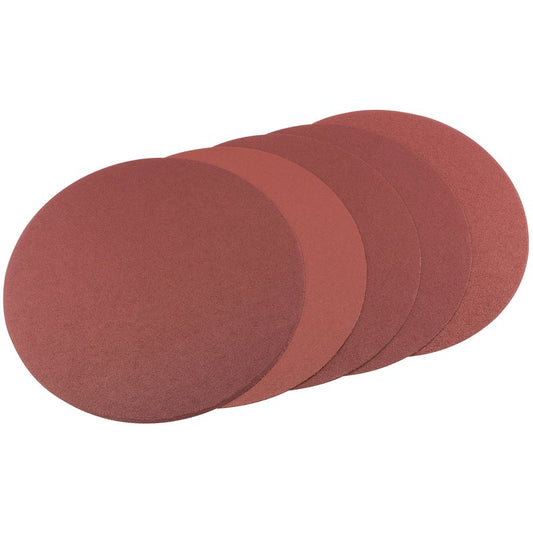 Draper Assorted Grit Sanding Discs 305mm Pack of 5 Fits All Disc Sanders 46441