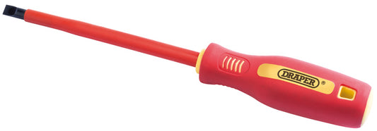 Draper Fully Insulated Plain Slot Screwdriver 8 x 150mm 46520