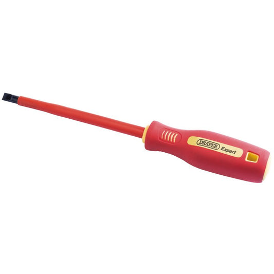 Draper Fully Insulated Plain Slot Screwdriver 8 x 150mm 46526