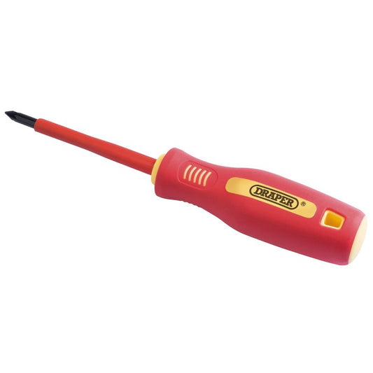 Draper Fully Insulated Soft Grip Cross Slot Screwdriver No.1 x 80mm 46531