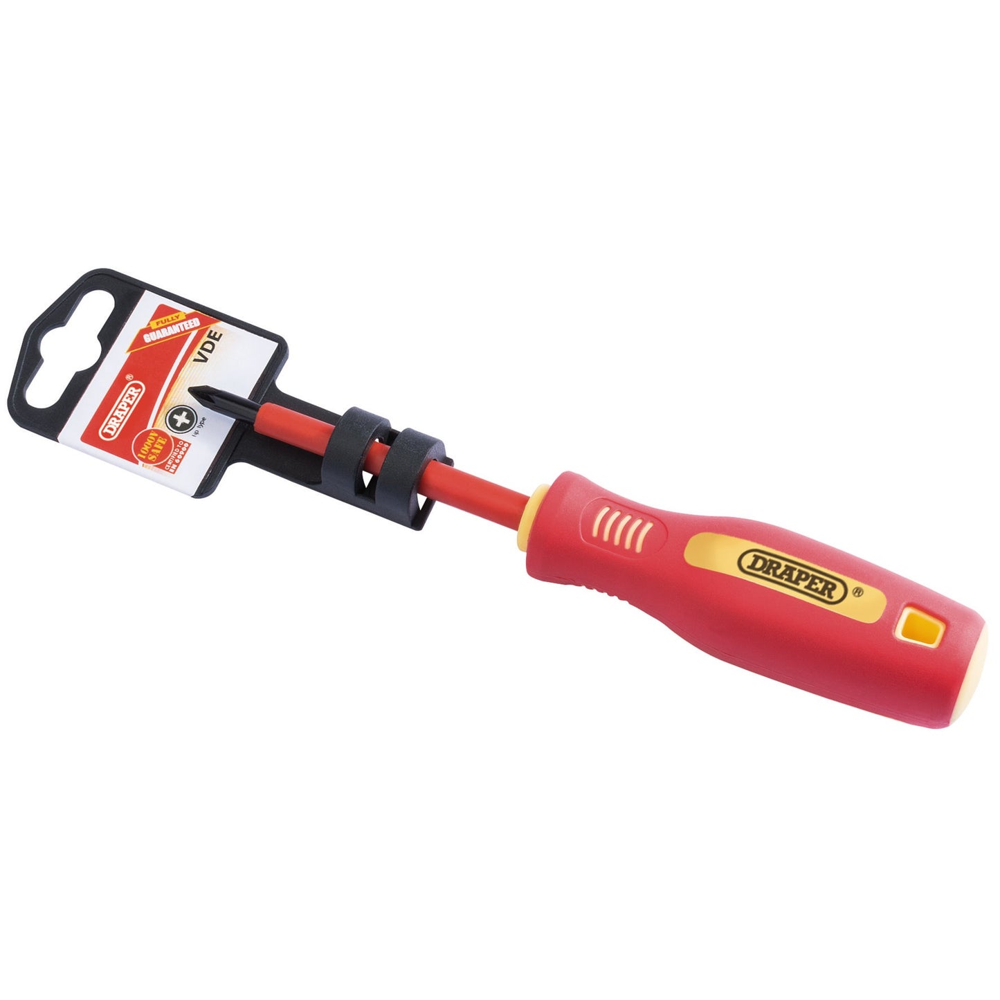 Draper Fully Insulated Soft Grip Pozi Drive Screwdriver No.1 x 80mm 46533