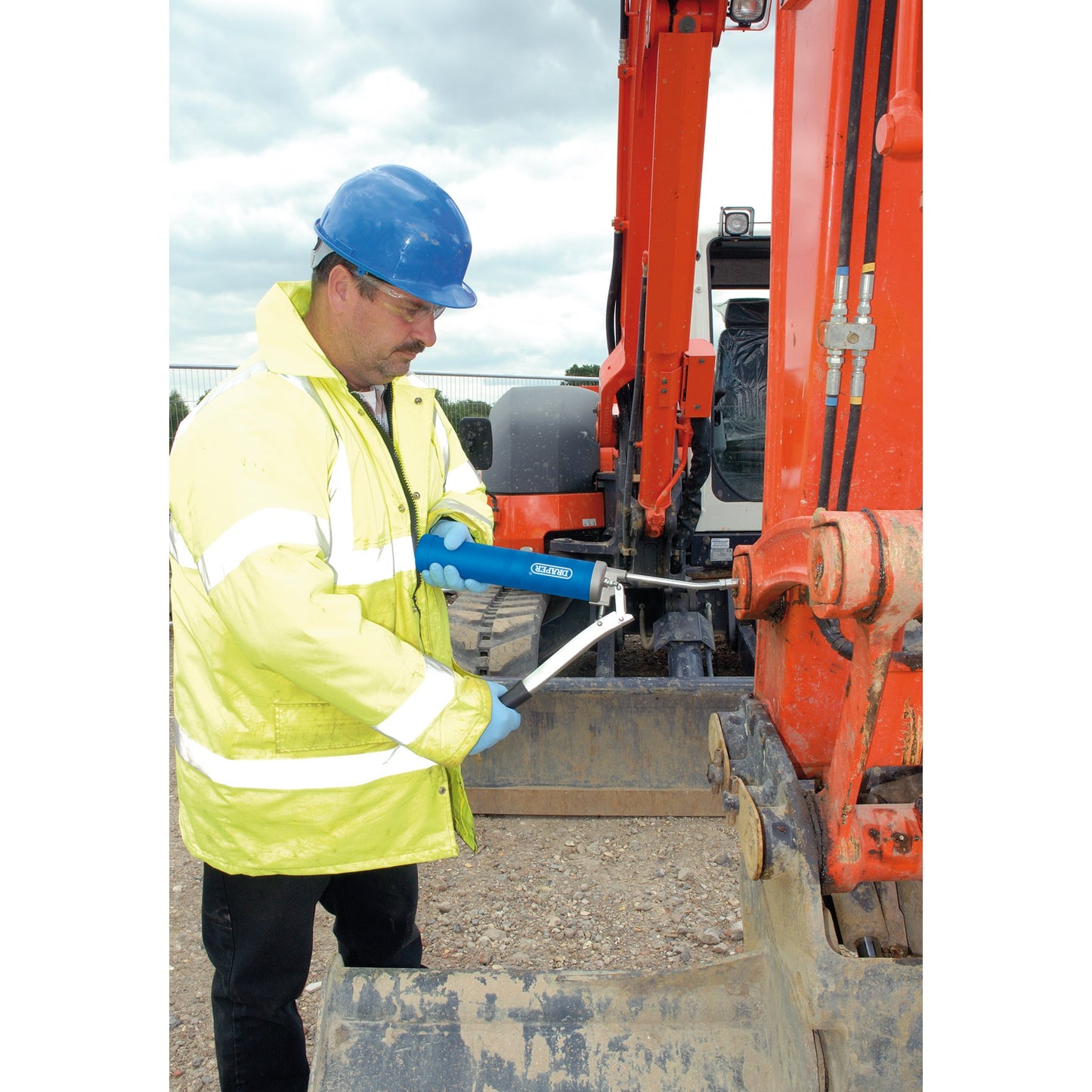 Draper Heavy Duty Lever Grease Gun 500cc Takes 400g Cartridge 47809
