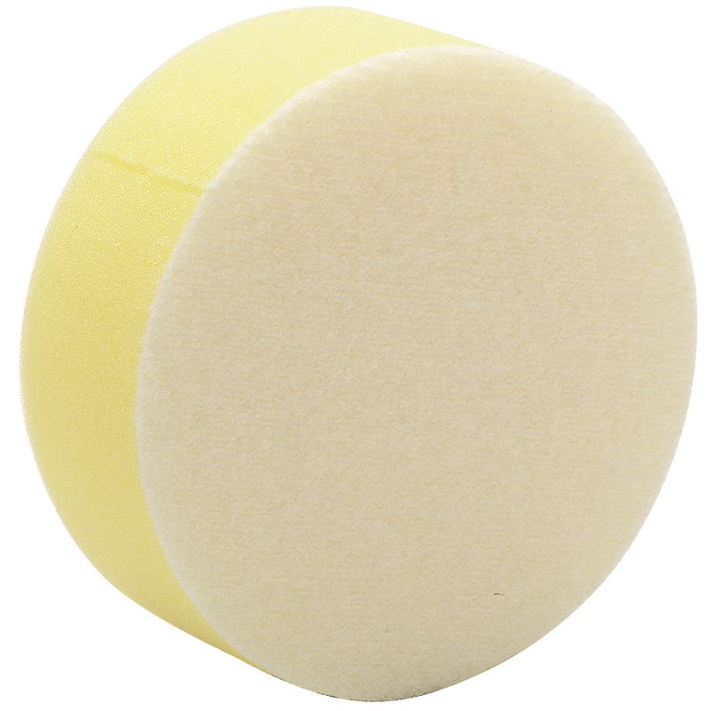 Draper Polishing Sponge 90mm Yellow Hook And Loop Fixing 48199