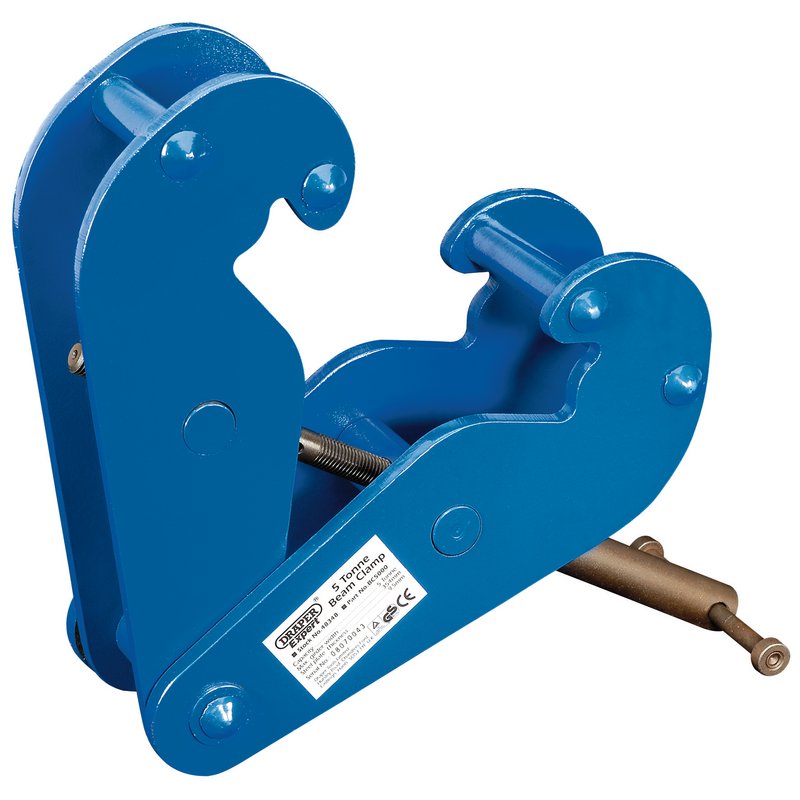 Draper Beam Clamp 5 Tonne Fits RSJ's For Chain Blocks Hoists etc 48348
