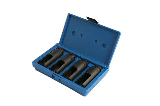 Laser Tools Diesel Injector Nozzle Sockets 1/2"D 4pc 4843