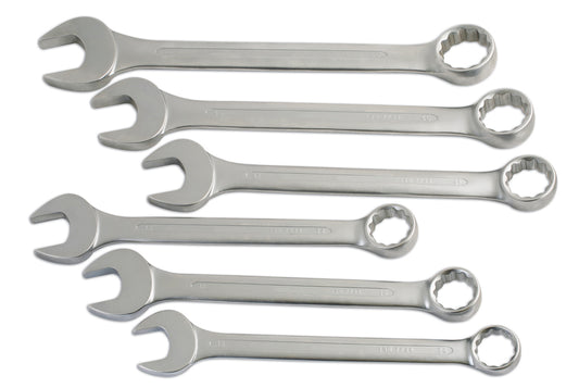 Laser Tools Jumbo Combination Spanner Set 6pc 4887