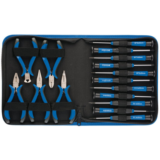 Draper Precision Plier and Screwdriver Set 16 Piece In A Storage Case 48958
