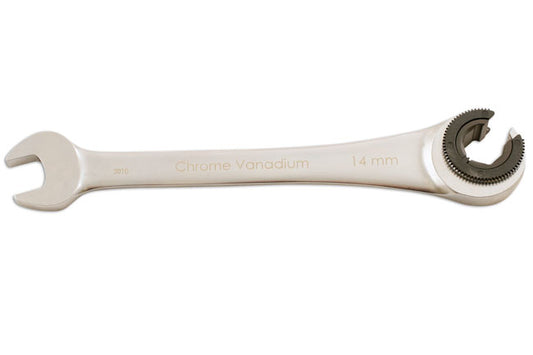 Laser Tools Ratchet Flare Nut Wrench 14mm 4903
