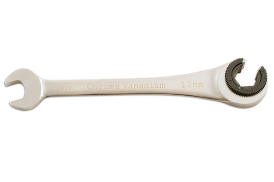 Laser Tools Ratchet Flare Nut Wrench 17mm 4904