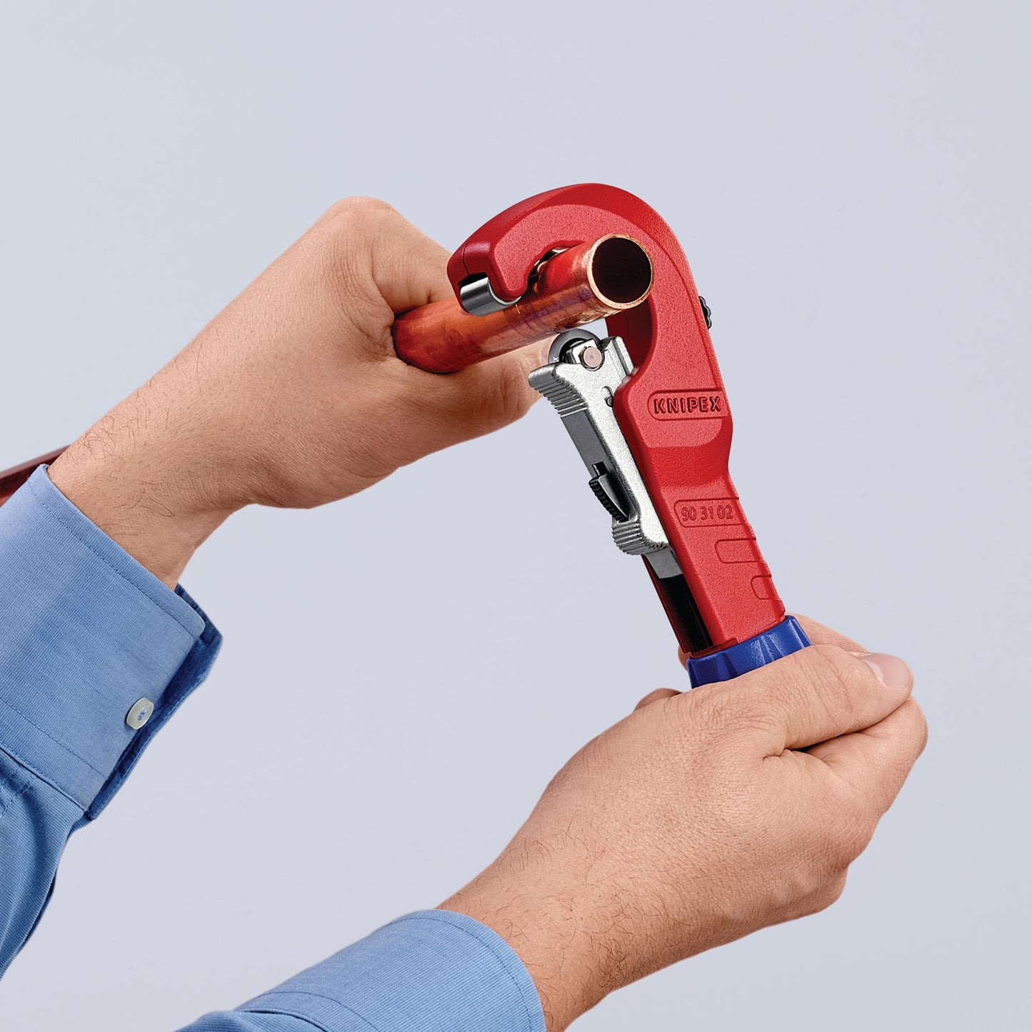 KNIPEX TubiX Pipe And Rigid Steel Conduit Cutter 6 to 35mm QuickLock 90 31 02 SB
