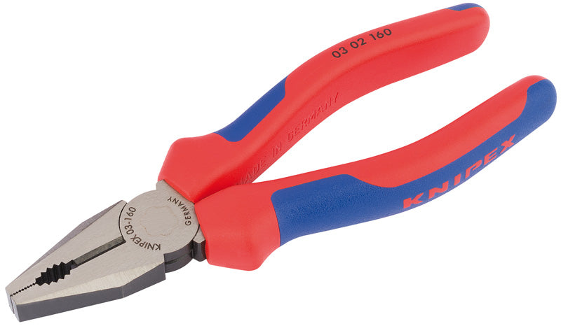 Knipex 03 02 160 SB Combination Pliers - Heavy Duty Handle, 160mm