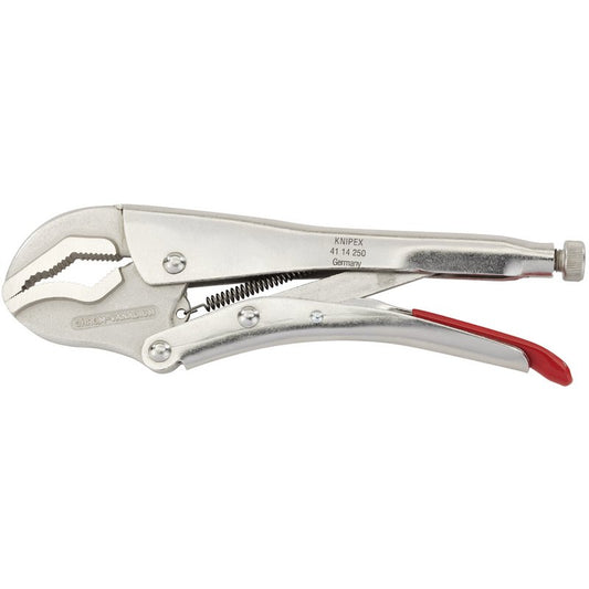 Knipex Double Prism Jaw Self Grip Pliers 250mm Serrated Gripping Surfaces 49176