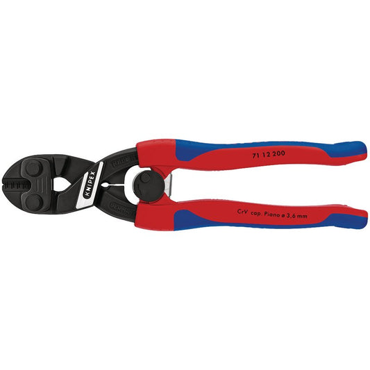 Knipex Cobolt 200mm Compact Bolt Cutters Sprung Handles Hard Wire Cut 4mm 49188
