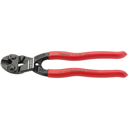 Knipex 200mm Cobolt Compact Angled Head Bolt Cutters Hard Wire Cut 4mm 49190