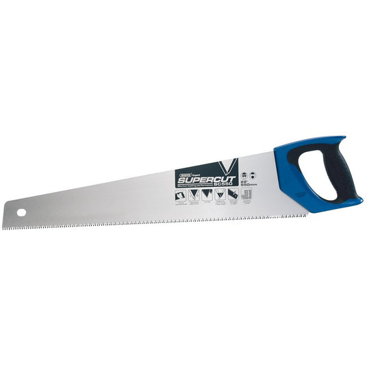 Draper Expert Supercut Soft Grip Hardpoint Handsaw 550mm/22" 7tpi/8ppi 49286