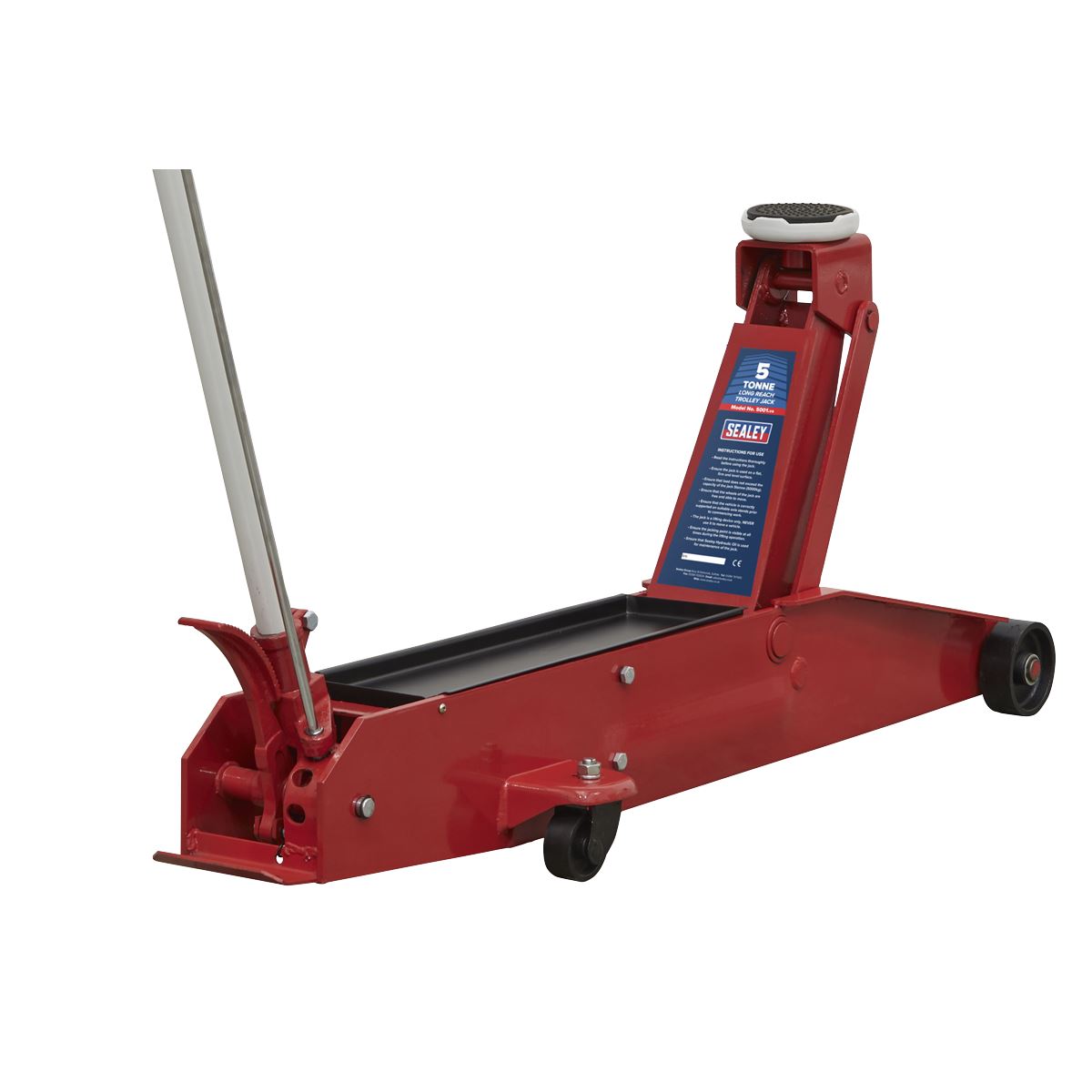 Sealey Trolley Jack 5 Tonne Long Reach 5001