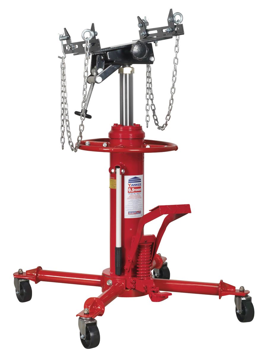 Sealey Transmission Jack 500kg Vertical Telescopic 500TTJ