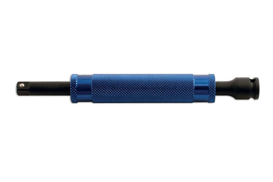Laser Tools 3/8"D Impact Extension Bar with Spinner 200mm Phosphate Finish 5059