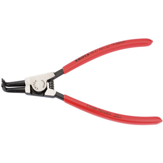 Knipex A21 Bent External Circlip Pliers 19 - 60mm Length 170mm 46 21 A21 SBE