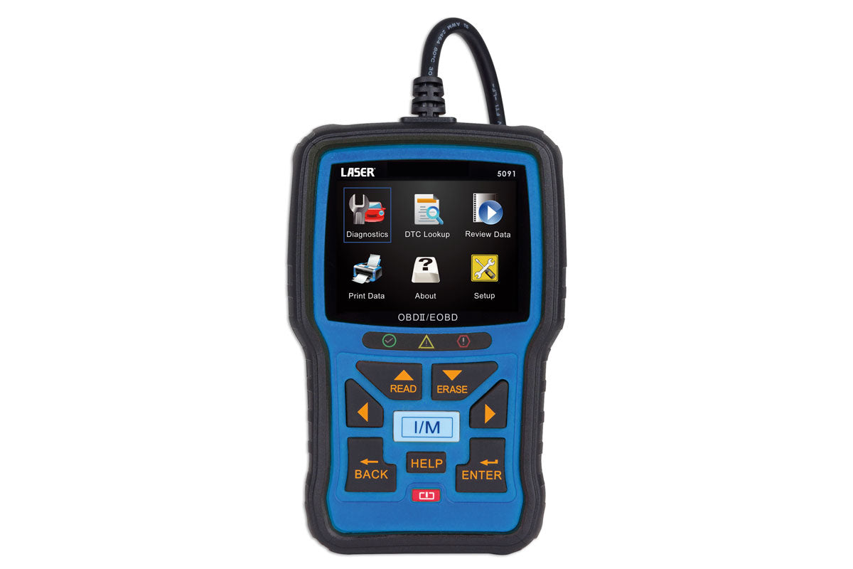 Laser Tools OBDII/EOBD Code Reader & Reset Tool 5091